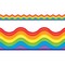 Rainbow Scallop Classroom Borders – 39 Ft, 12-Pack Bulletin Board Trim for Teachers & School Decorations